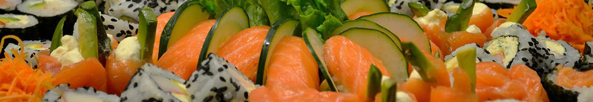 Eating Japanese Sushi at Akaya Grill & Sushi restaurant in Orange Park, FL.